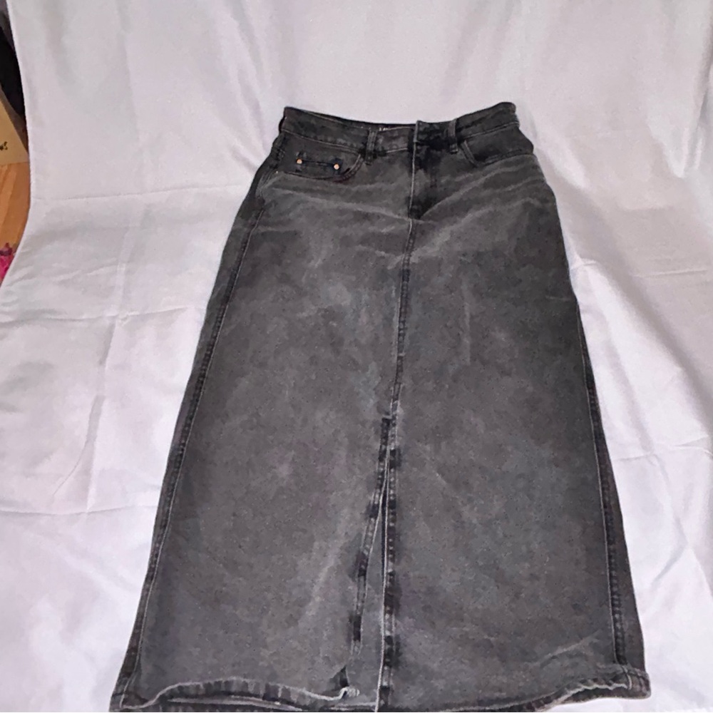 Calvin Klein Jeans Gray Midi Pencil Skirt